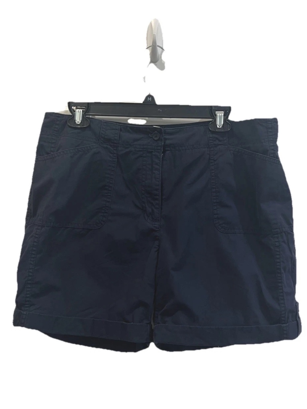Jones New York Navy Utility Bermuda Shorts